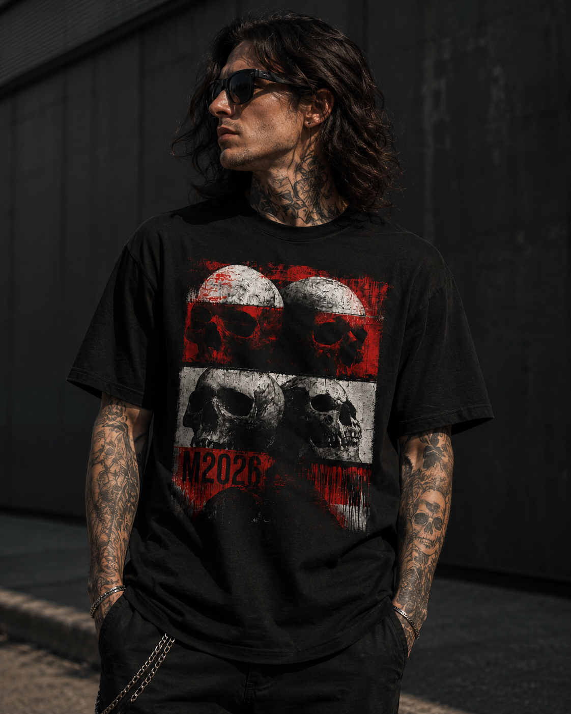 Skull Collage Tee